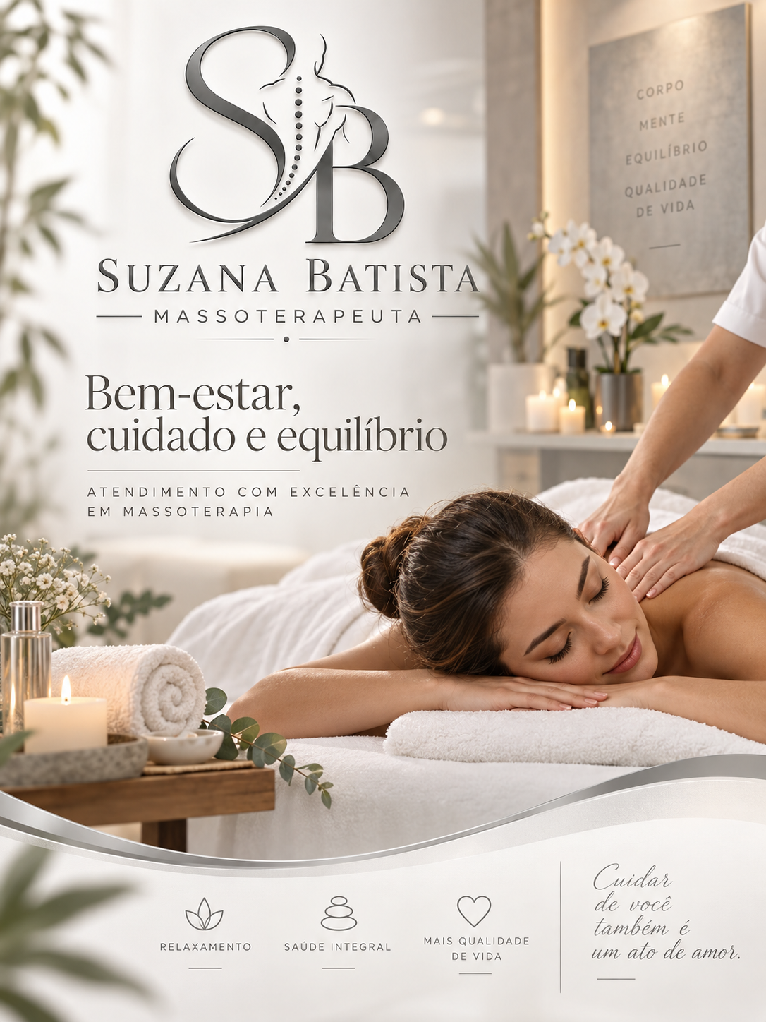 Suzana Batista - Massoterapeuta em Teresópolis: bem-estar, cuidado e equilíbrio